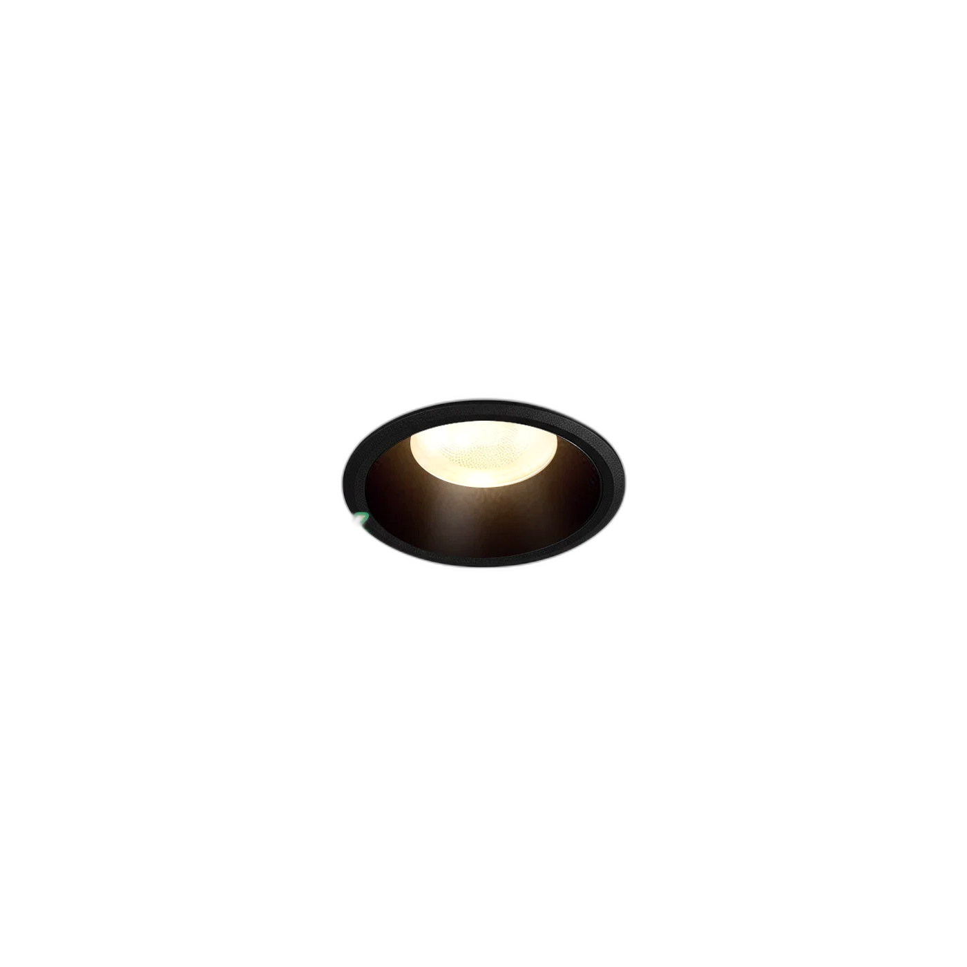 黑色筒灯嵌入式护眼防眩led极窄边框客厅卧室天花灯全光谱无主灯