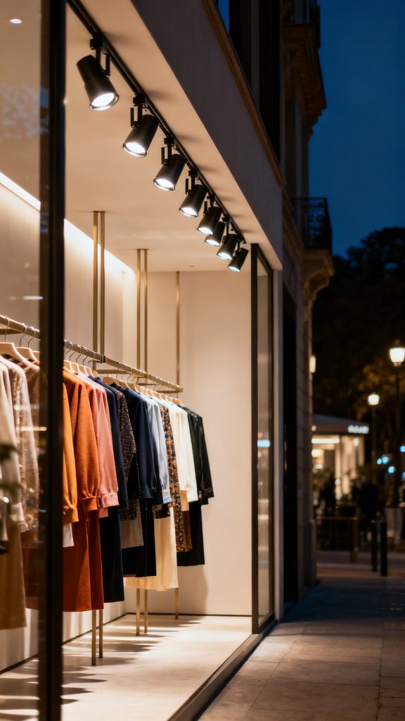 服装店 · 24–36W 高显色 Ra ≥ 90