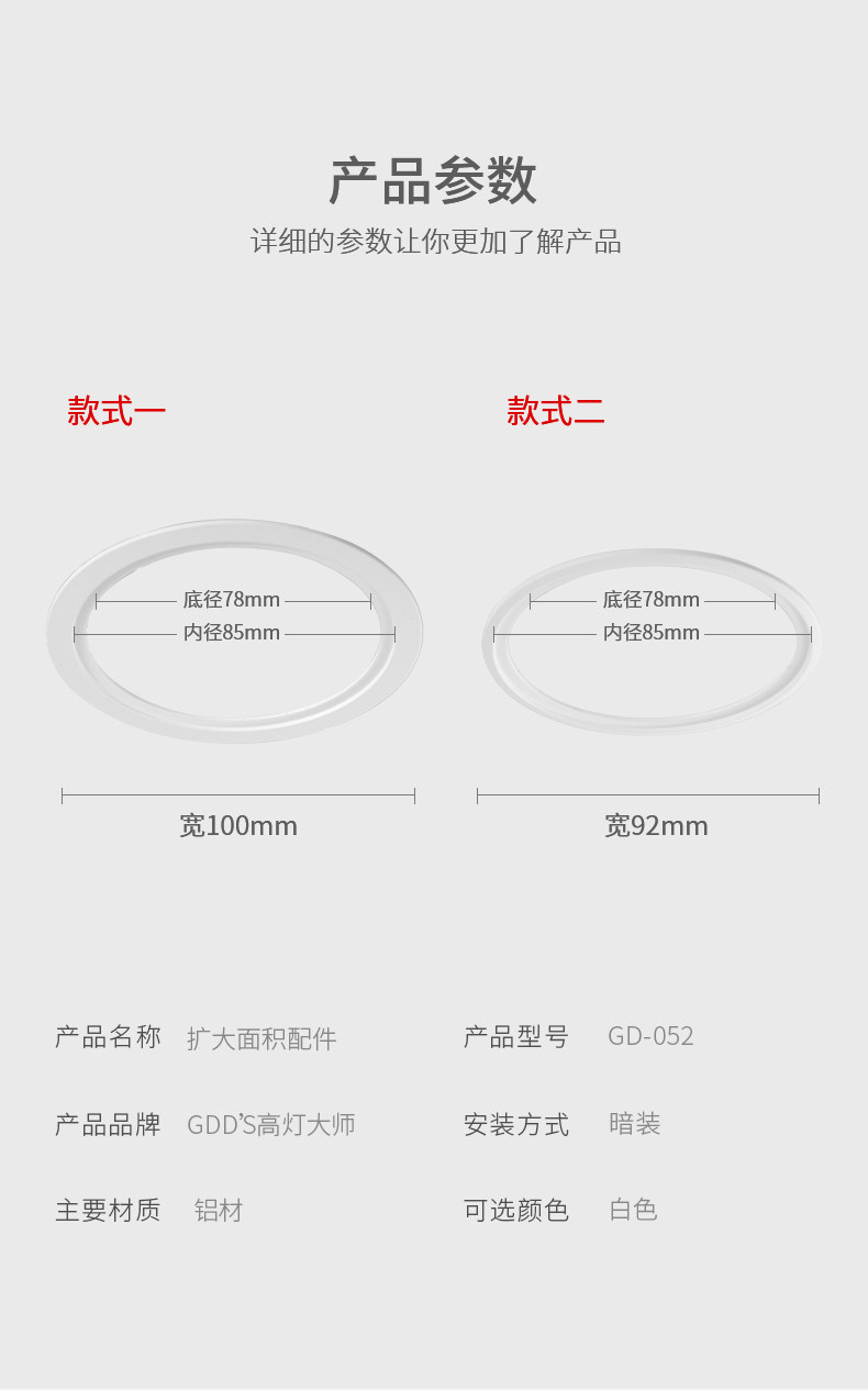 高灯大师软硅胶大孔变小孔补救环