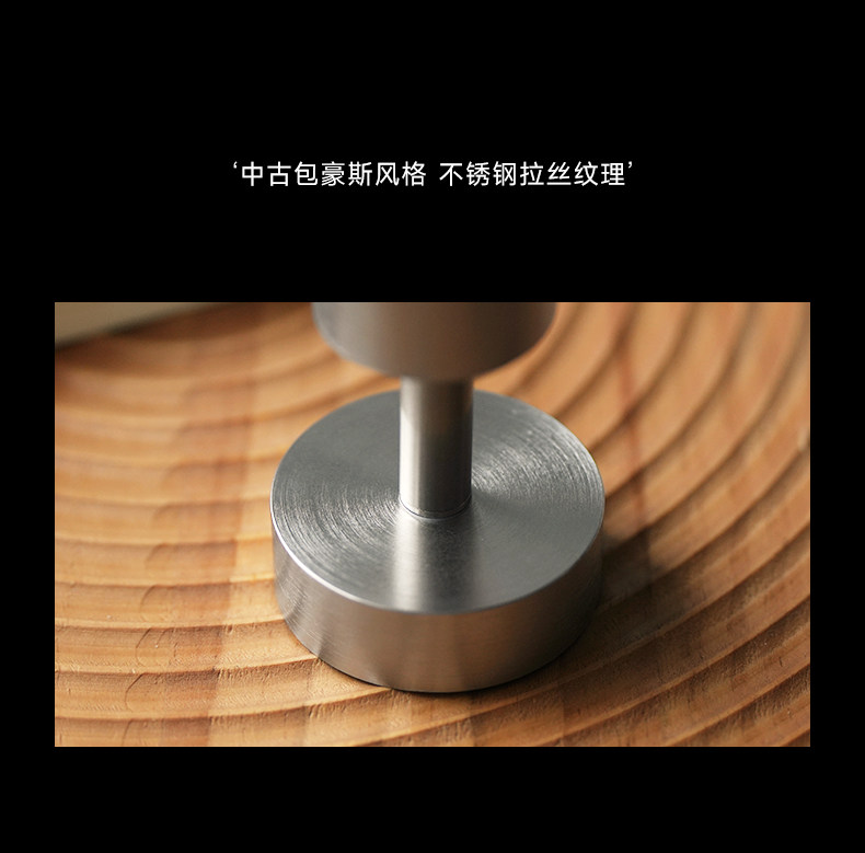 包豪斯明装射灯不锈钢银色细长桶照画可调角度中古高显吸顶洗墙灯
