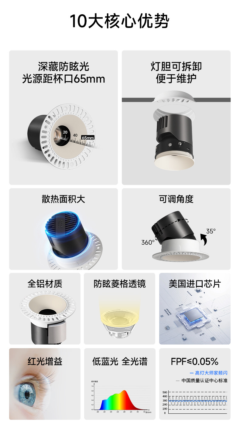 中古无边框预埋射灯嵌入式奶油风小山丘可可蛋奶乳胶漆同色客厅