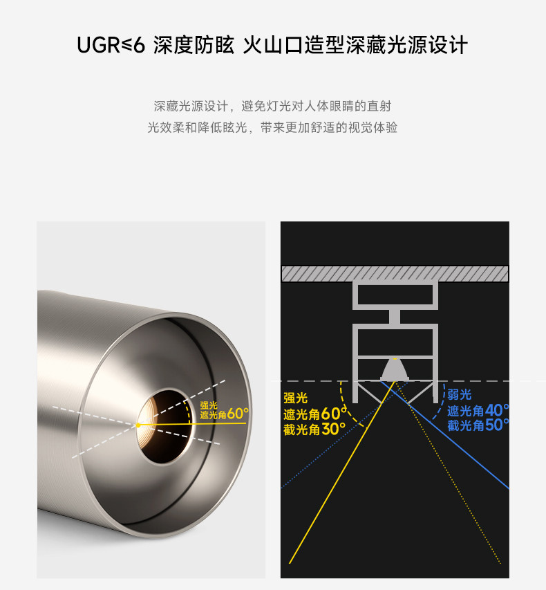 中古包豪斯明装射灯不锈钢银色工业风可调节角度客厅免打孔吸顶灯