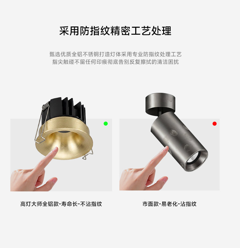 法式托斯卡纳嵌入式射灯75mm金色自然风中古客厅家用吊顶防眩筒灯