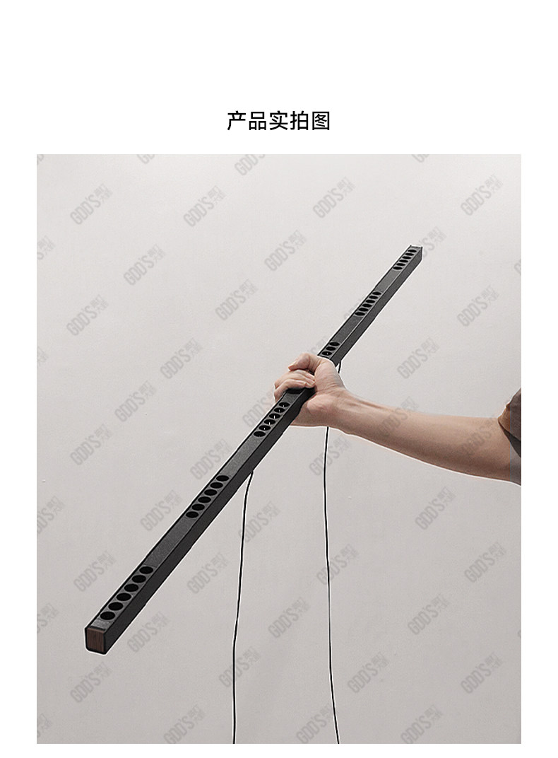 现代简约一字餐厅吊灯长条智能餐桌吧台创意防眩护眼聚光射灯中山