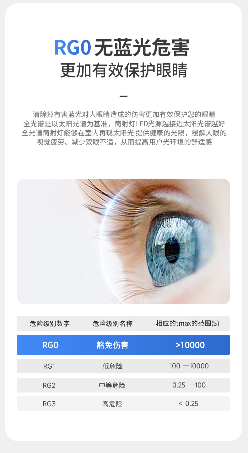 无主灯透镜筒灯嵌入式75mm深杯防眩开孔55护眼led天花灯客厅吊顶