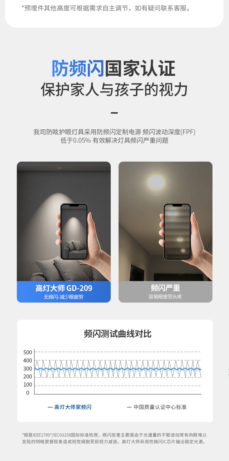 无边框射灯预埋防眩嵌入式隐藏led智能家用客厅无主灯护眼天花灯
