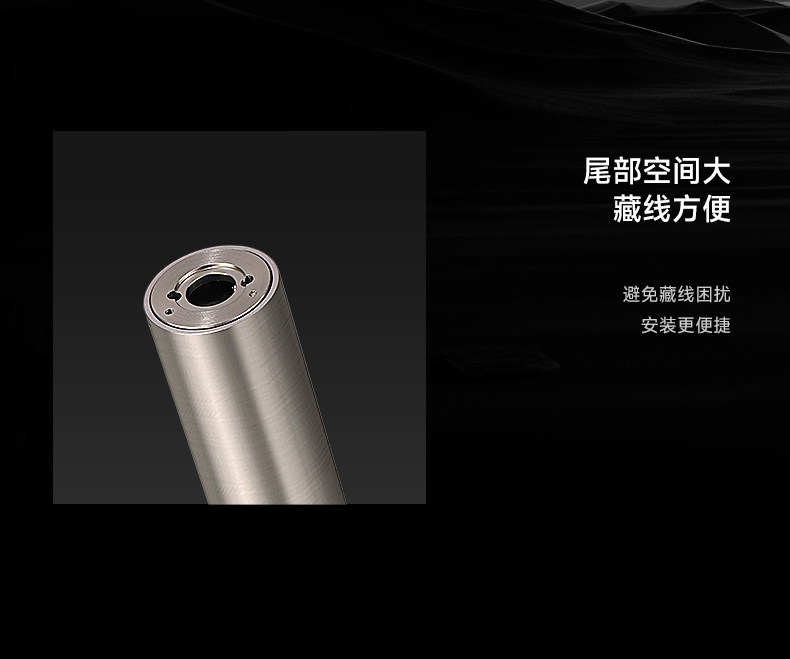 包豪斯明装射灯不锈钢银色客厅家用洗墙吸顶式可调节角度防眩灯