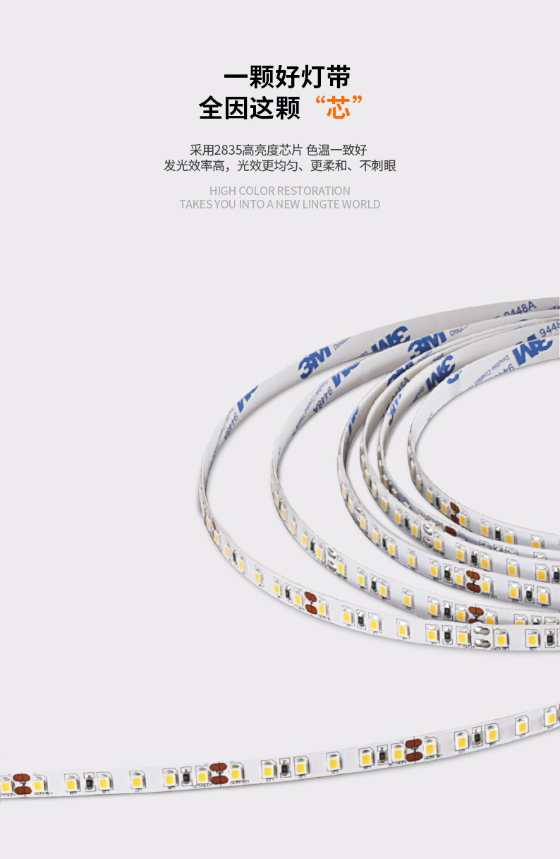 LED贴片灯带cob低压灯带24V伏店铺商用长条家装吊顶线形灯气氛饰