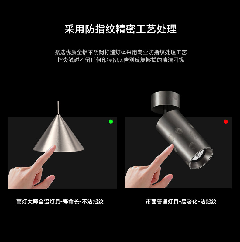 卧室床头吊灯包豪斯不锈钢色孟菲斯红色创意小吊灯聚光洗墙氛围感
