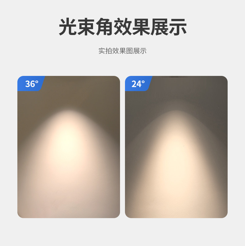 超薄明装射灯小山丘防眩led圆形见光不见灯免打孔吸顶灯家用极简