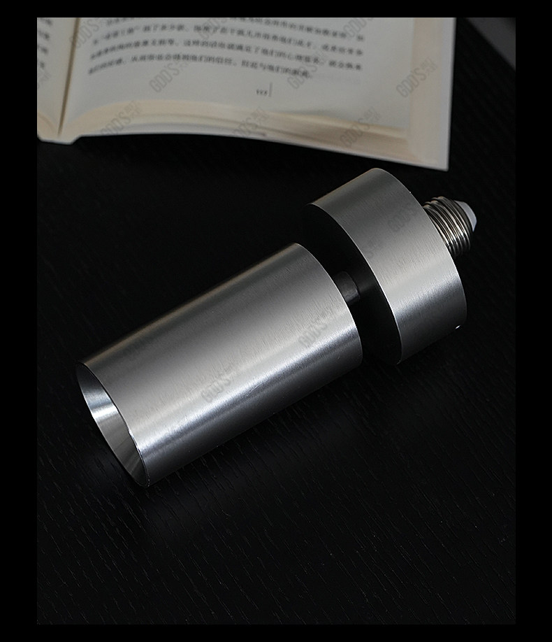 包豪斯E27螺口射灯明装镀锌管不锈钢银色客厅天花工业风美标底盒