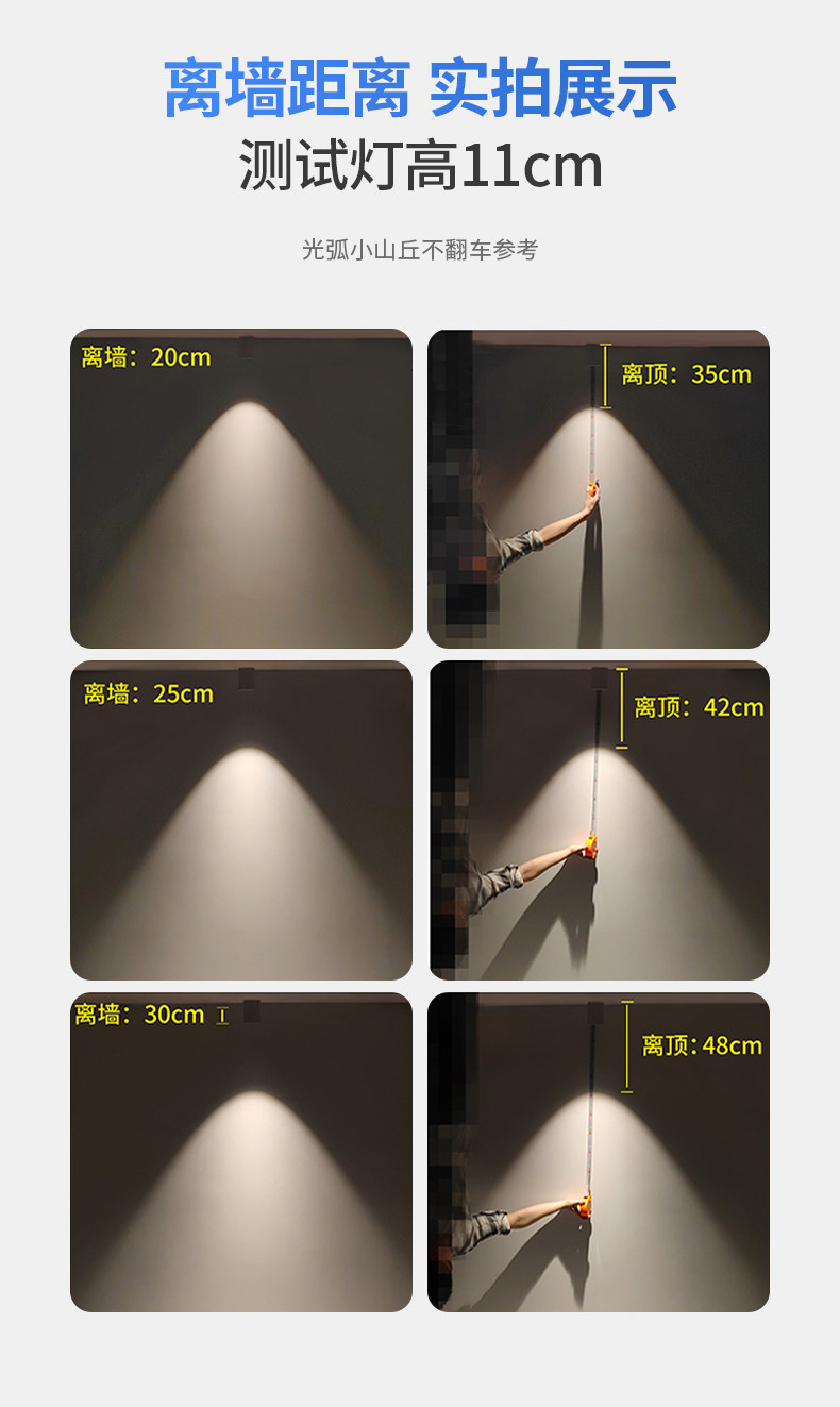 GDDS明装射灯筒灯led防眩免开孔吸顶灯圆形极简无主灯客厅卧室