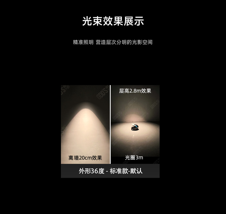 包豪斯双头射灯明装不锈钢银色三头免开孔防眩客厅工业照画洗墙灯