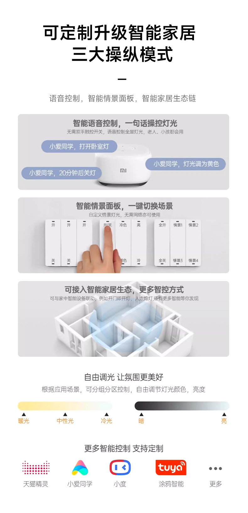 明装磁吸轨道灯超薄客厅射灯免吊顶线条线形灯嵌入式无主灯全光谱