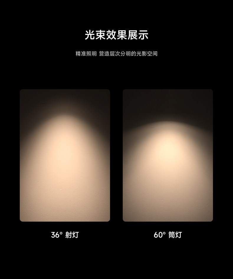 包豪斯无边框预埋筒灯75mm开孔射灯嵌入式不锈钢色中古智能全光谱