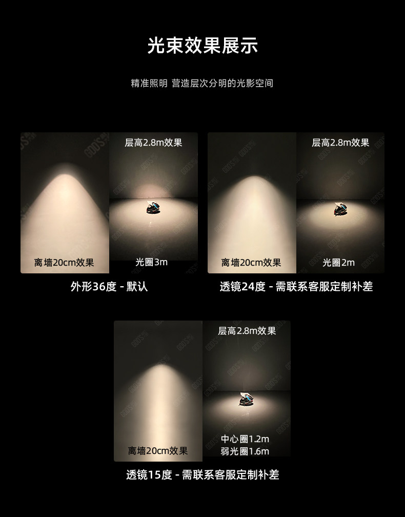 包豪斯E27螺口射灯明装镀锌管不锈钢银色客厅天花工业风美标底盒