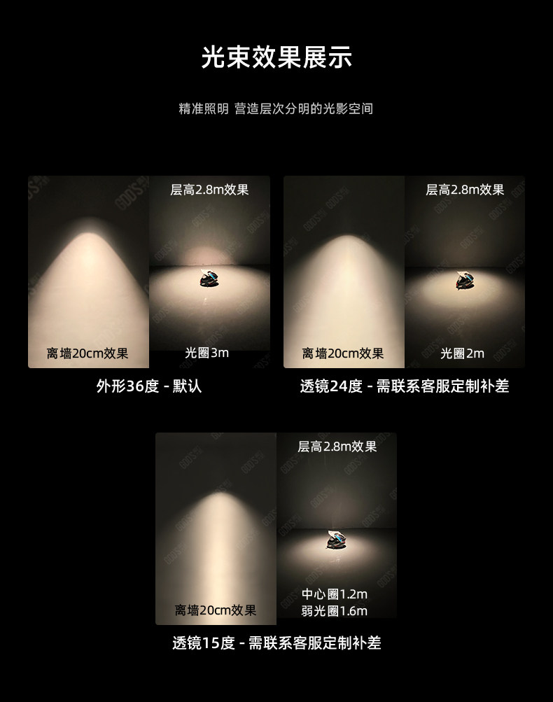 包豪斯明装射灯不锈钢银色可调角度镀锌管线侧孔挂板客厅天花工业